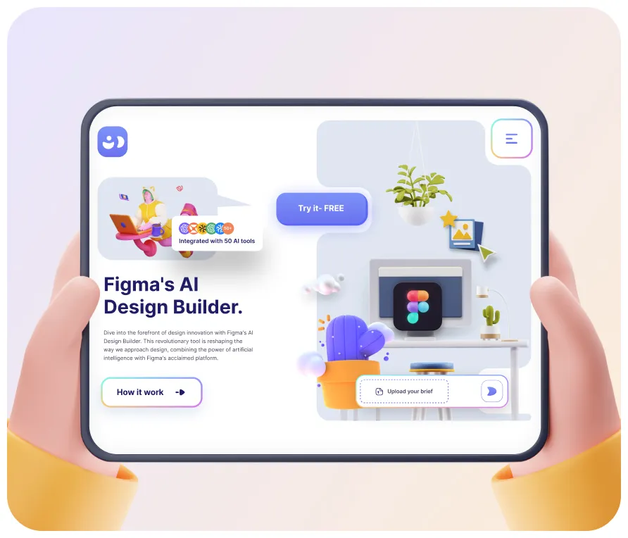 Figma AI Design Builder Website UI Design_result
